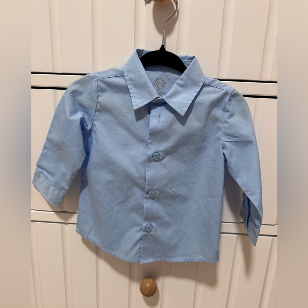 Blue Kids button down Shirt